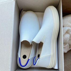 Rothy’s White City Sneakers! Women’s size 10.5, Men’s size 9